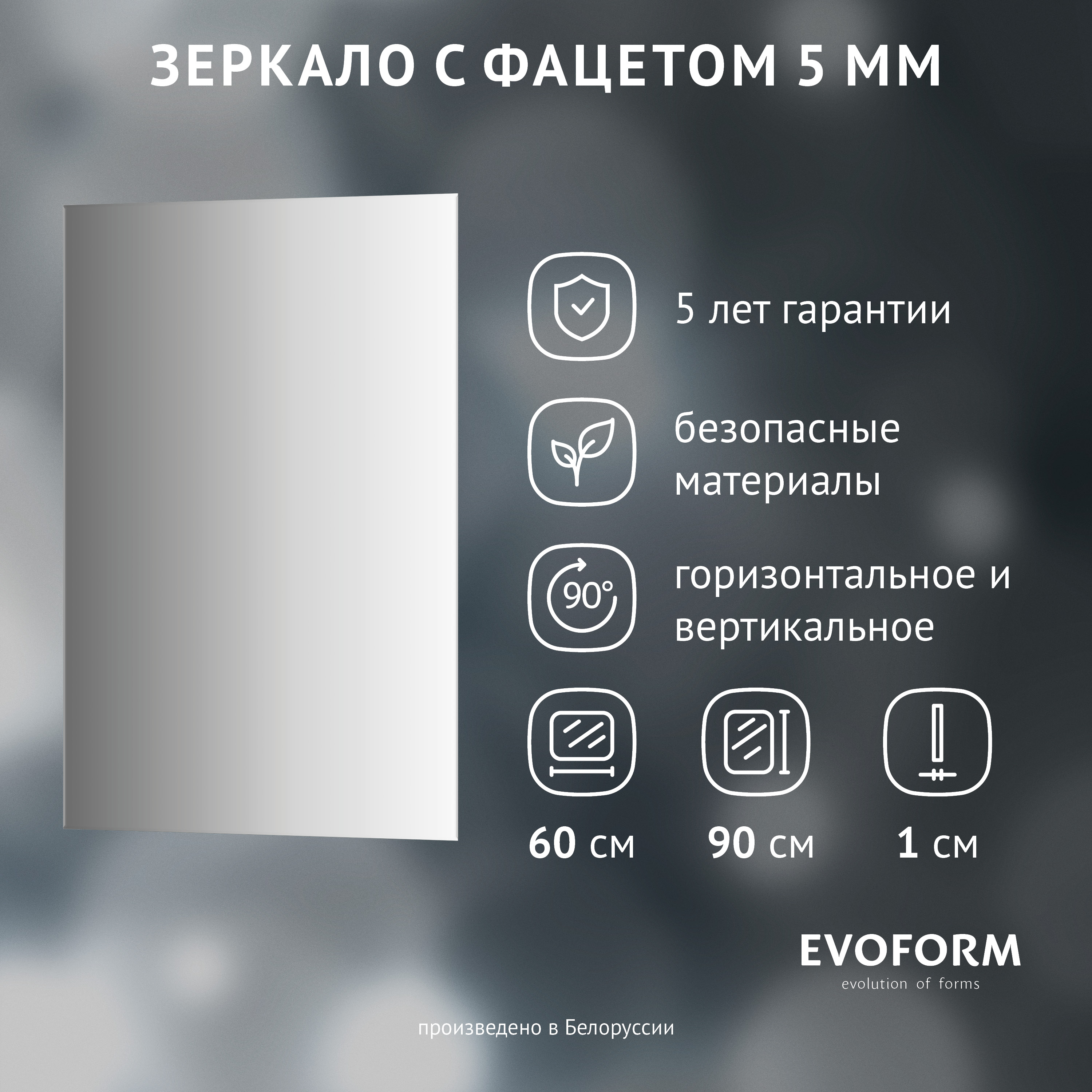 Зеркало Evoform Standard BY 0225 60x90