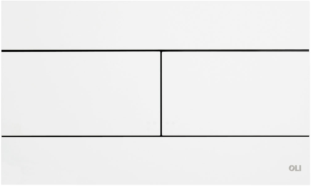 Кнопка смыва для унитаза OLI Slim 659041 пластик, цвет белый