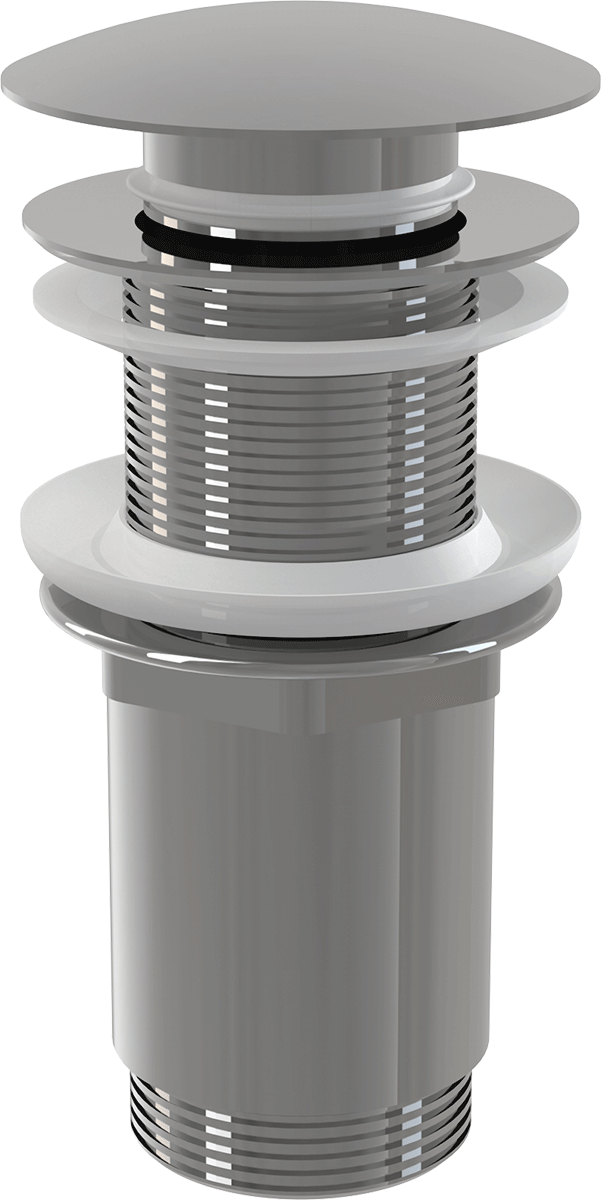 Донный клапан для раковины AlcaPlast A395 без перелива, хром