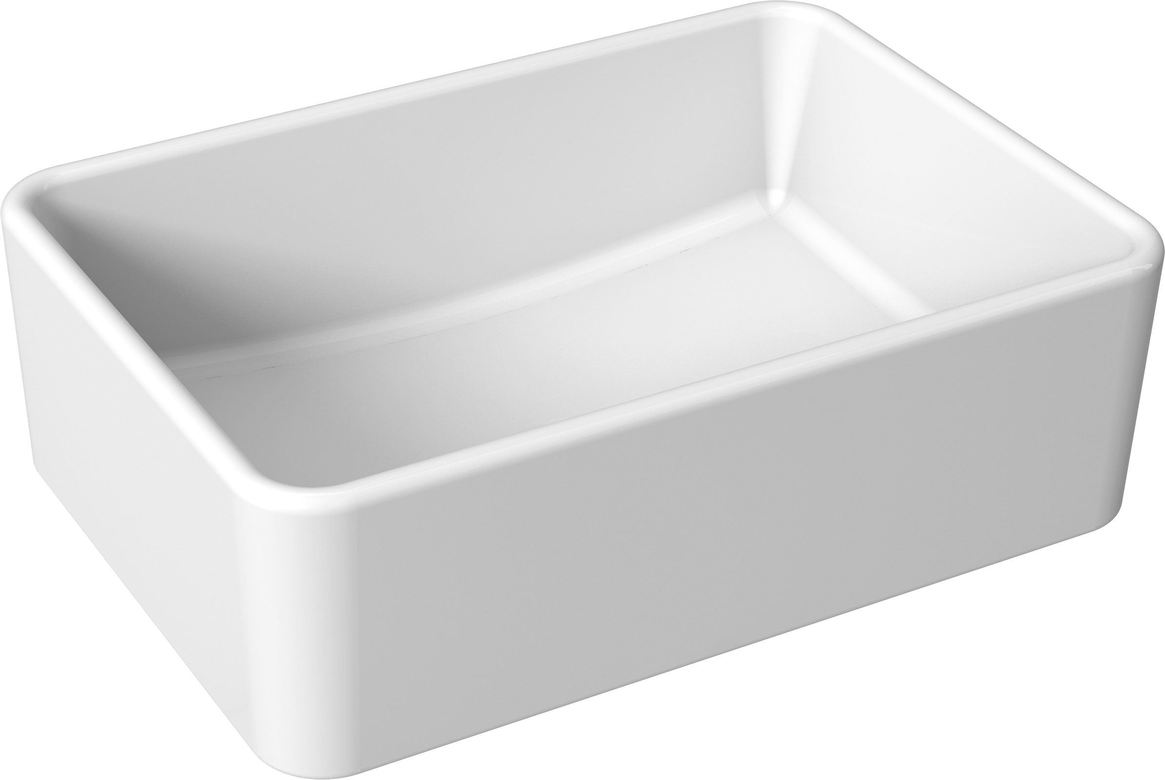 Накладная раковина Roca Mila 50 белая, прямоугольная