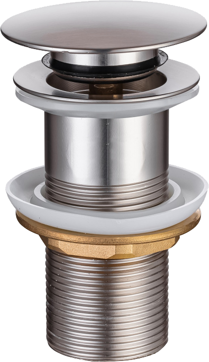 Донный клапан для раковины Allen Brau Priority Round 5.31024-BN без перелива, брашированный никель