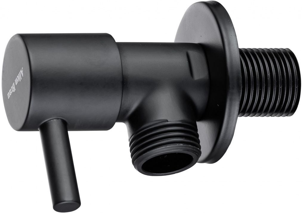 Вентиль Allen Brau Priority Round 5.31026-31 угловой, чёрный матовый