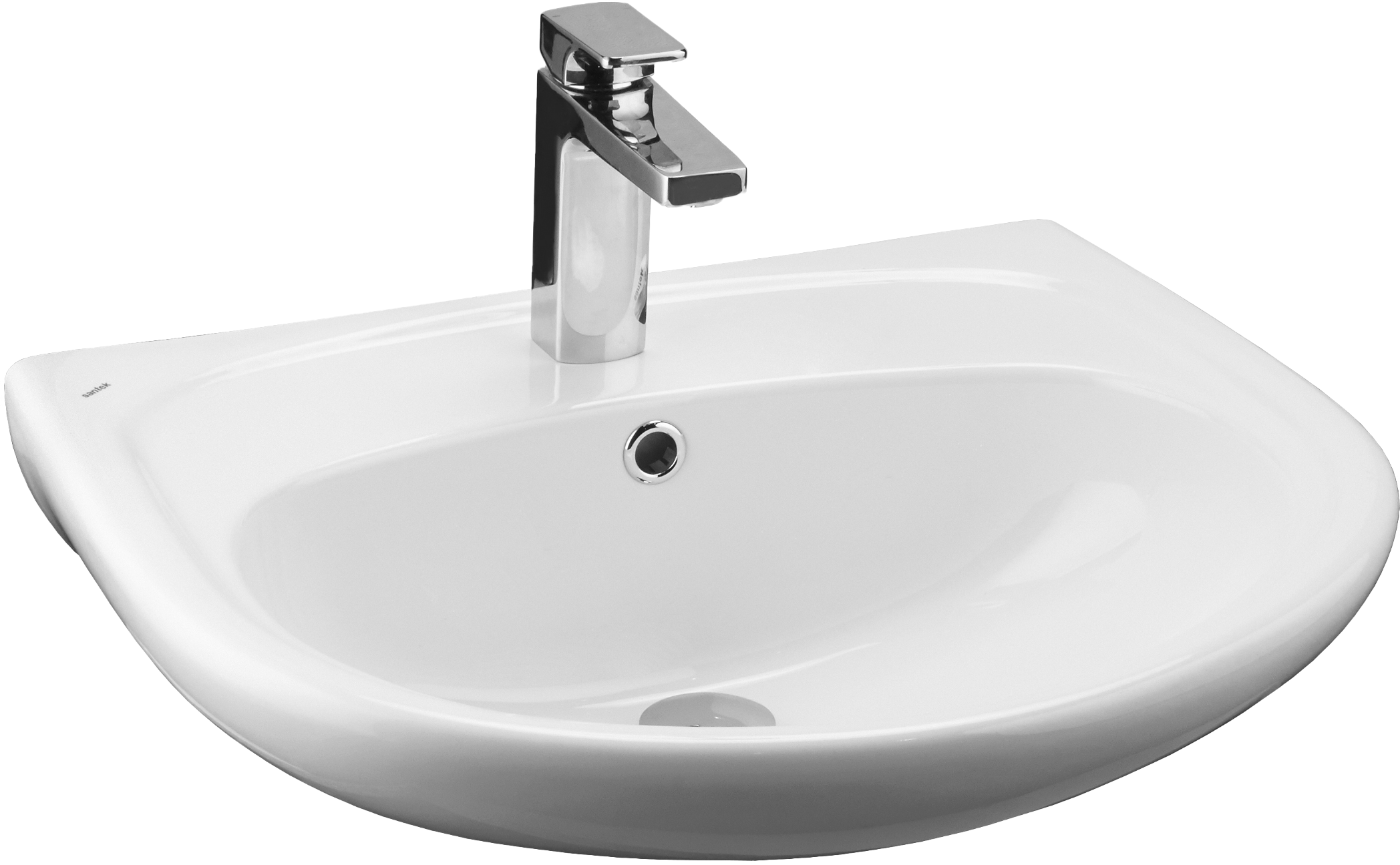 Раковина подвесная Santek Анимо 1.WH11.0.508 58 глянцевая белая