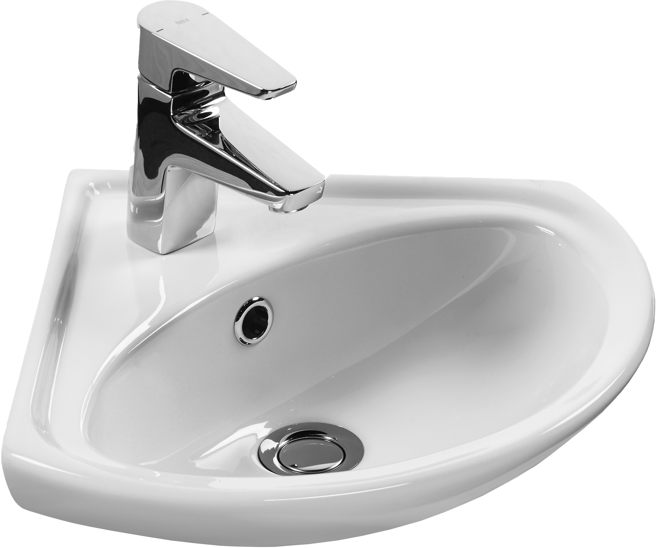 Раковина маленькая в туалет Santek Ирис 1.WH11.0.514 36 глянцевая белая