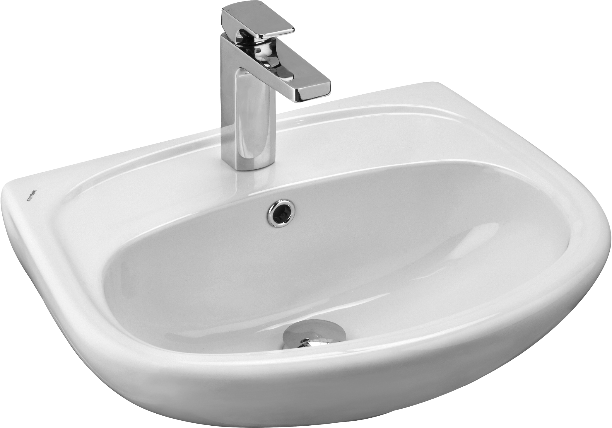 Раковина подвесная Santek Анимо 1.WH11.0.502 55 глянцевая белая