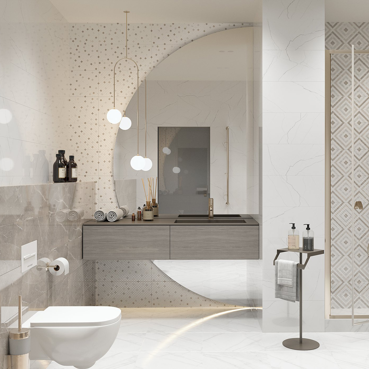 Коллекция плитки Global Tile Siluet орнамент