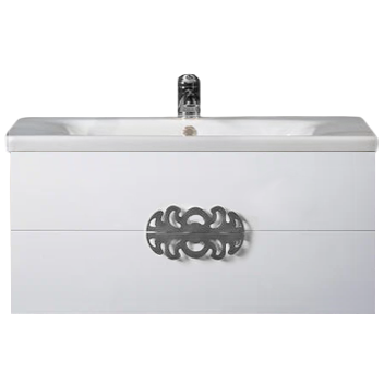 Тумба под раковину без столешницы Armadi Art NeoArt 100 white, раковина моноблок