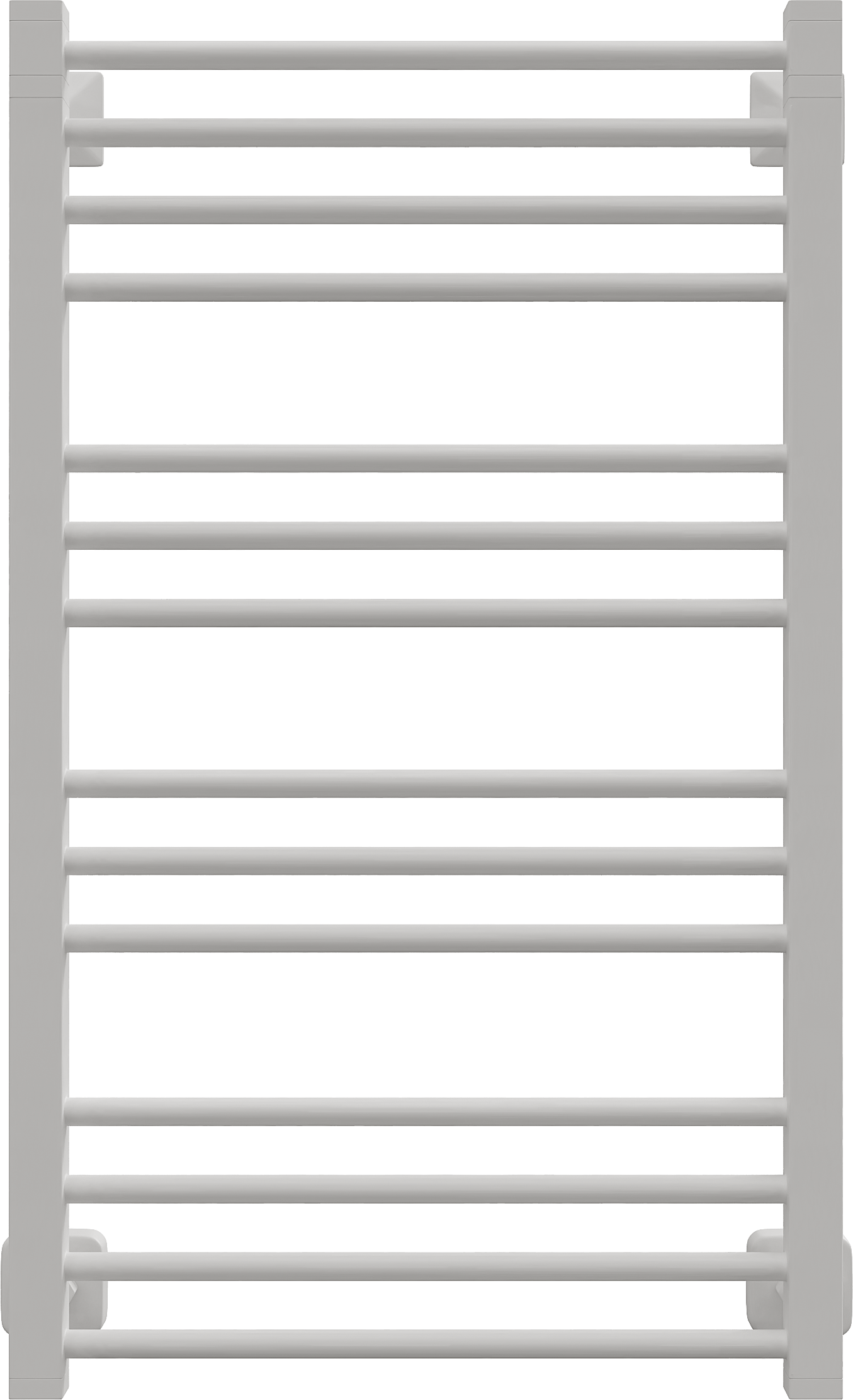 Полотенцесушитель водяной EWRIKA Кассандра Pt 95x55 см, матовый белый, лесенка