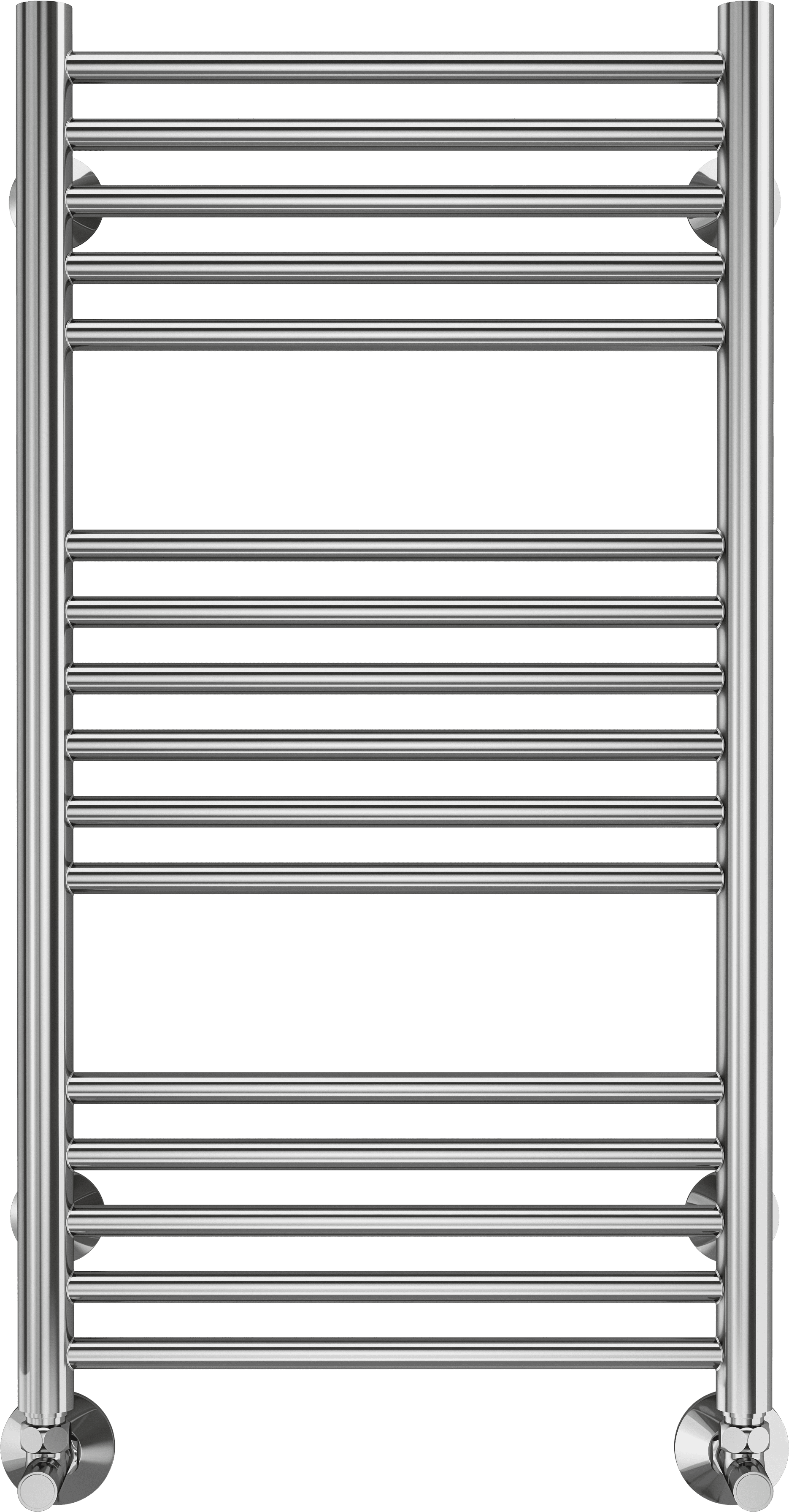Полотенцесушитель водяной Terminus Аврора П16 80x45 см, глянцевый хром, лесенка