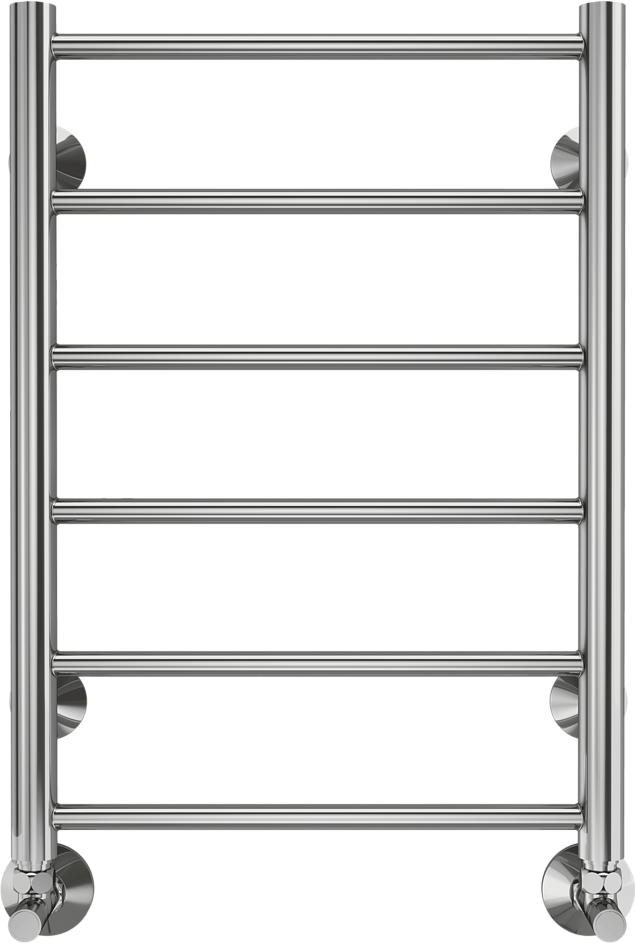 Полотенцесушитель водяной Terminus Аврора П6 60x45 см, глянцевый хром, лесенка