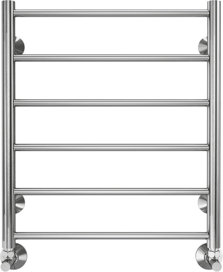 Полотенцесушитель водяной Terminus Аврора П6 60x55 см, глянцевый хром, лесенка