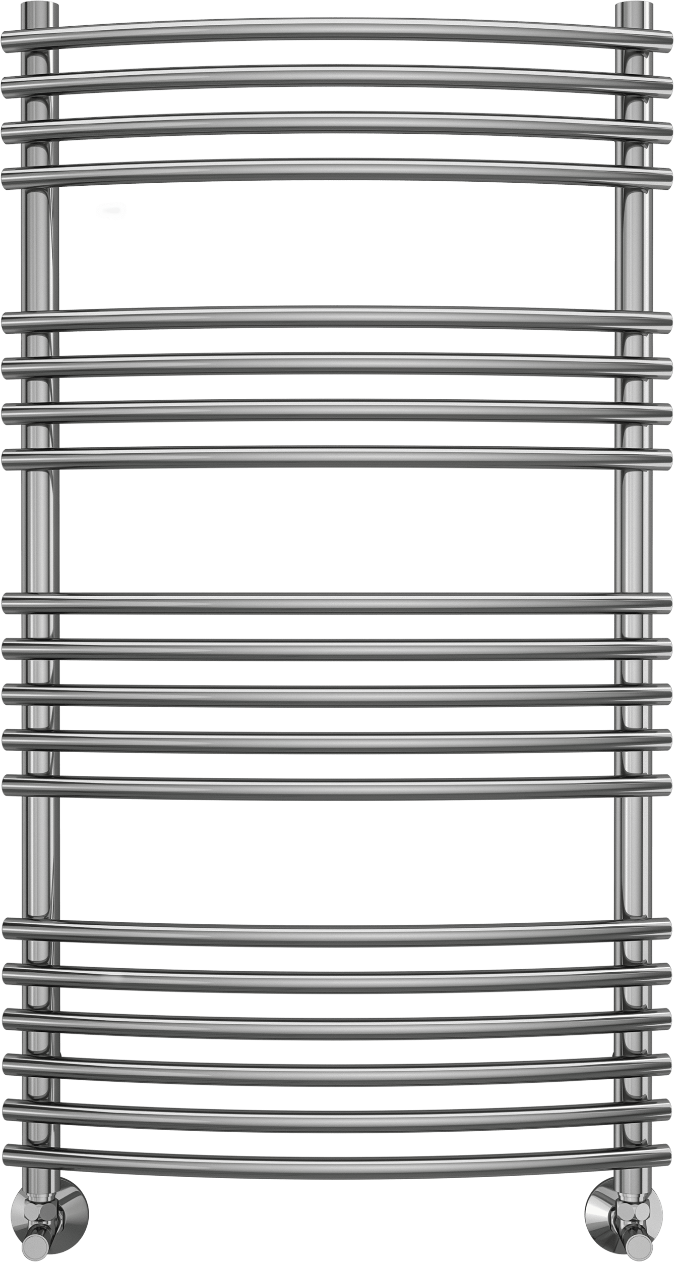Полотенцесушитель водяной Terminus Марио П19 0 100x55 см, глянцевый хром, лесенка