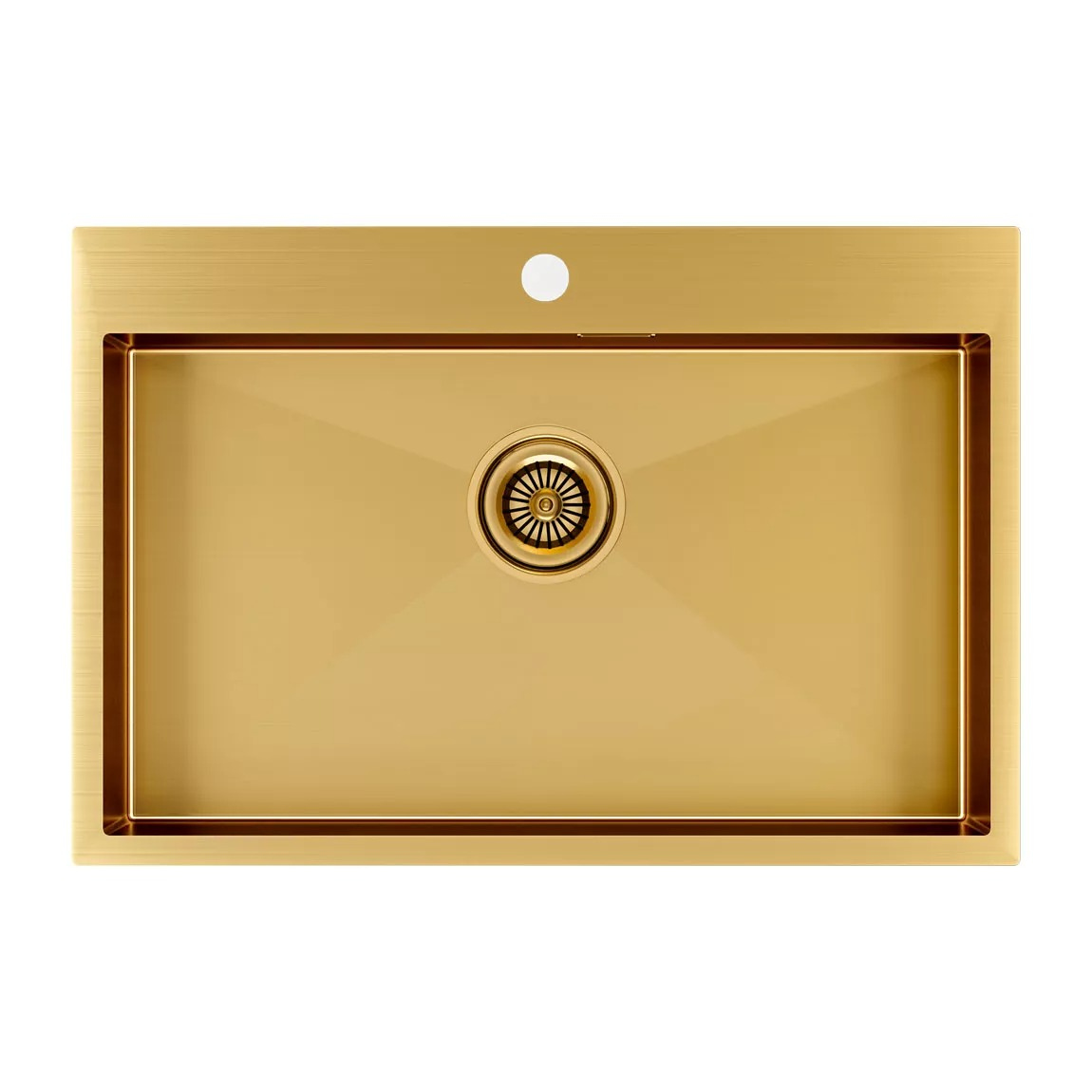 Мойка кухонная Paulmark Kroner PM217551-BG брашированное золото