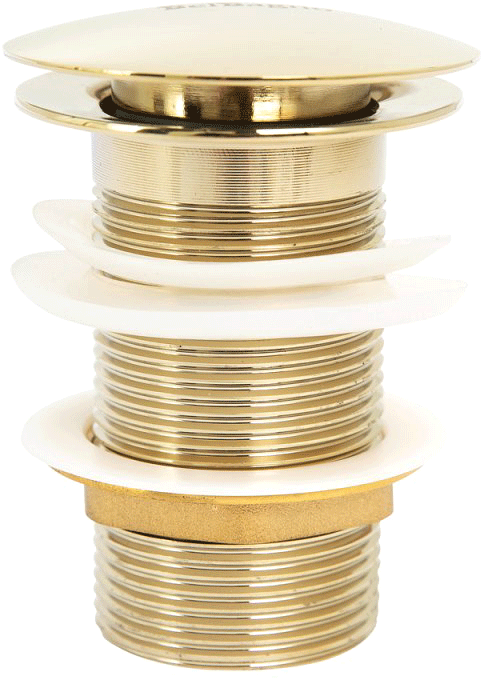 Донный клапан для раковины BelBagno BB-SC-ORO без перелива, золото