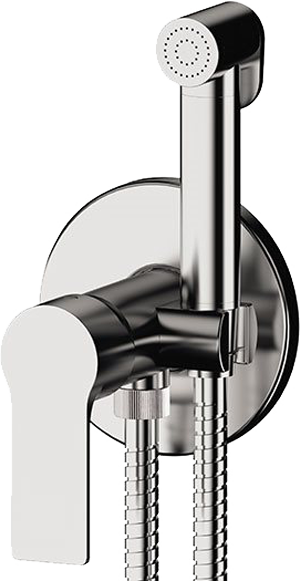 Гигиенический душ Remer Energy EY65W со смесителем, С ВНУТРЕННЕЙ ЧАСТЬЮ, хром