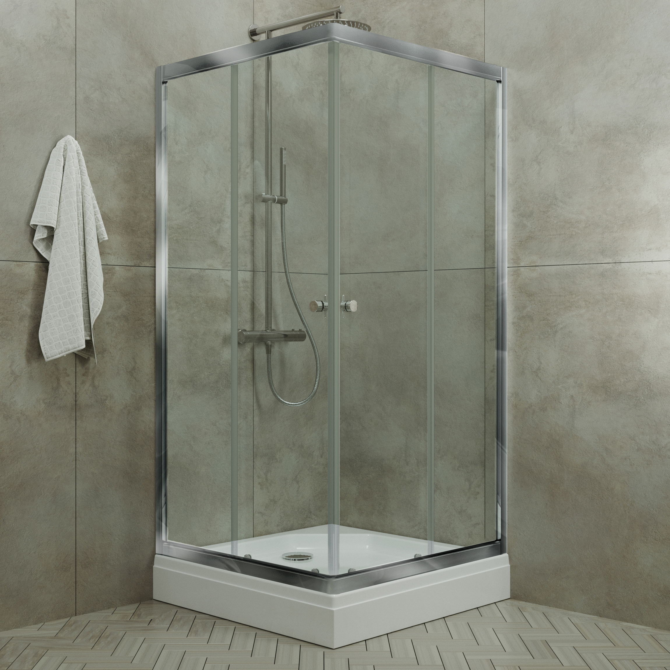 Душевой уголок Triton Вента Щ0000049616 90х90 см с поддоном