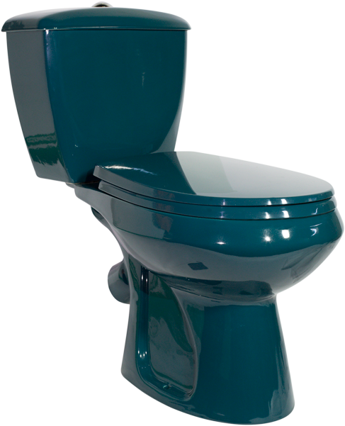 Унитаз-компакт напольный Оскольская керамика Элисса Антивсплеск 43325110202 зеленый