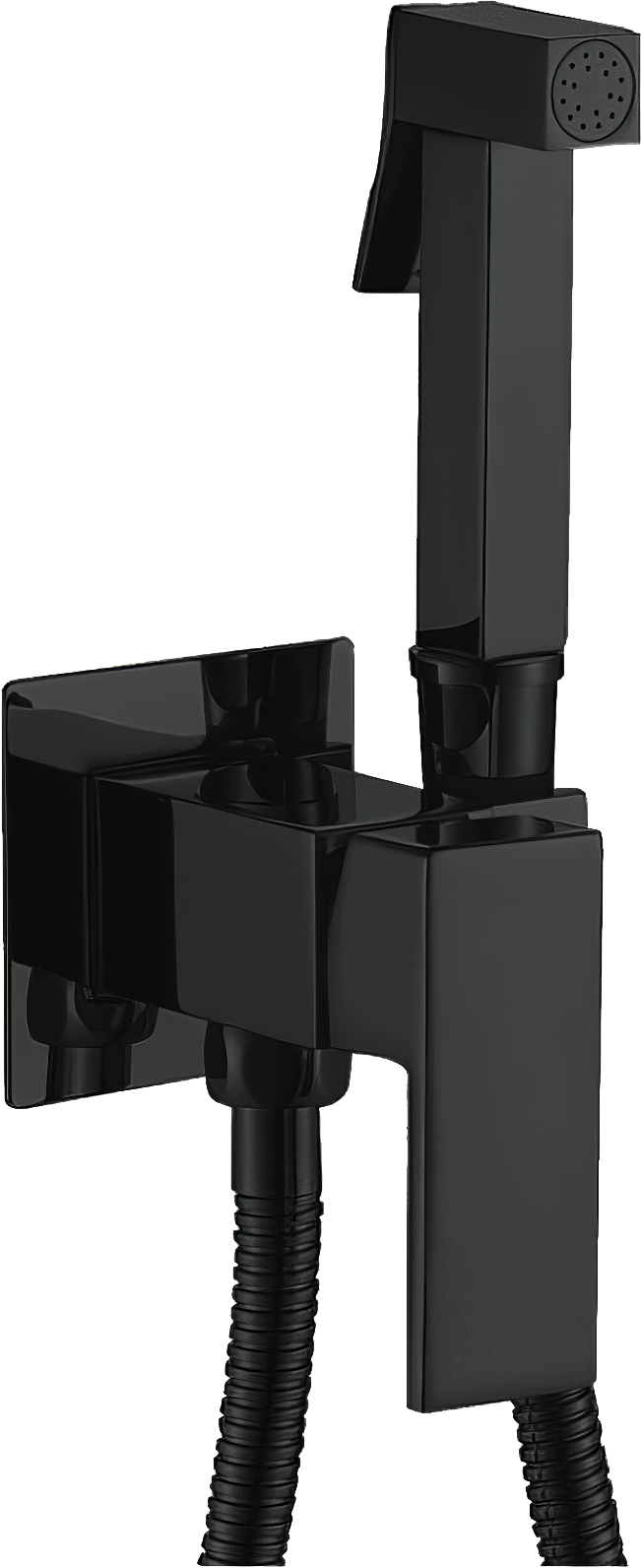 Гигиенический душ Haiba HB12-7 со смесителем, черный