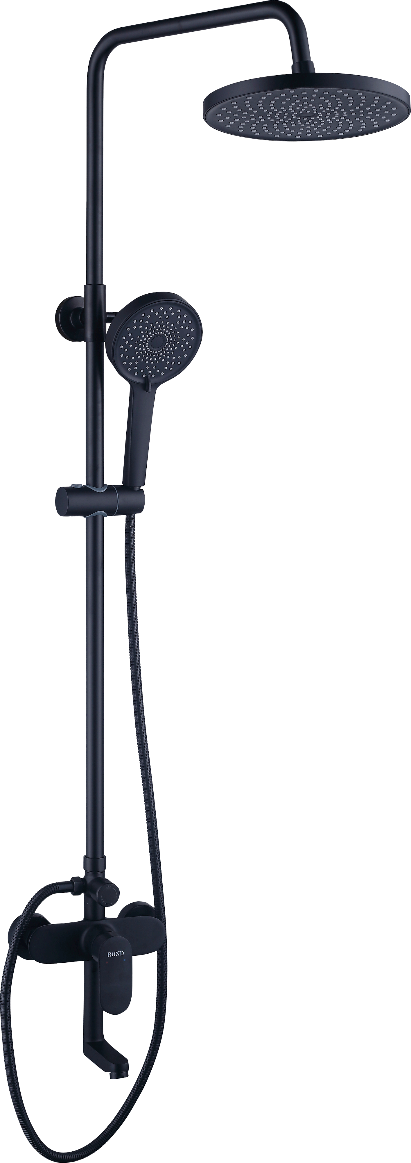 Душевая стойка BOND Circle B01-9188 черная