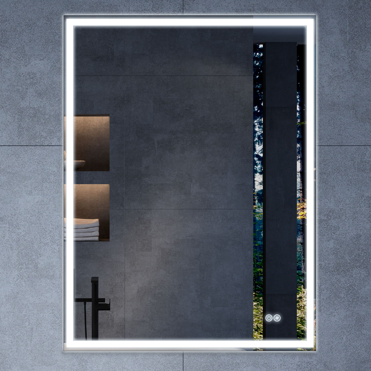 Зеркало Vincea VLM-3VN600-2 60x80 с подсветкой и антизапотевателем