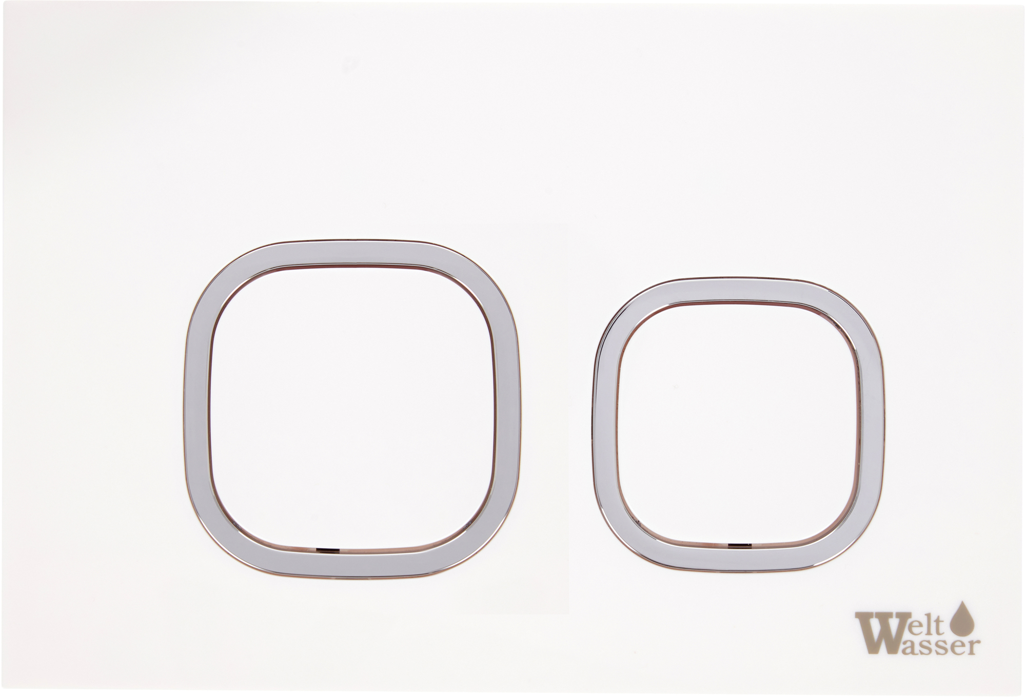 Кнопка смыва для унитаза Weltwasser WW INS Amberg RD-WT пластик, цвет белый