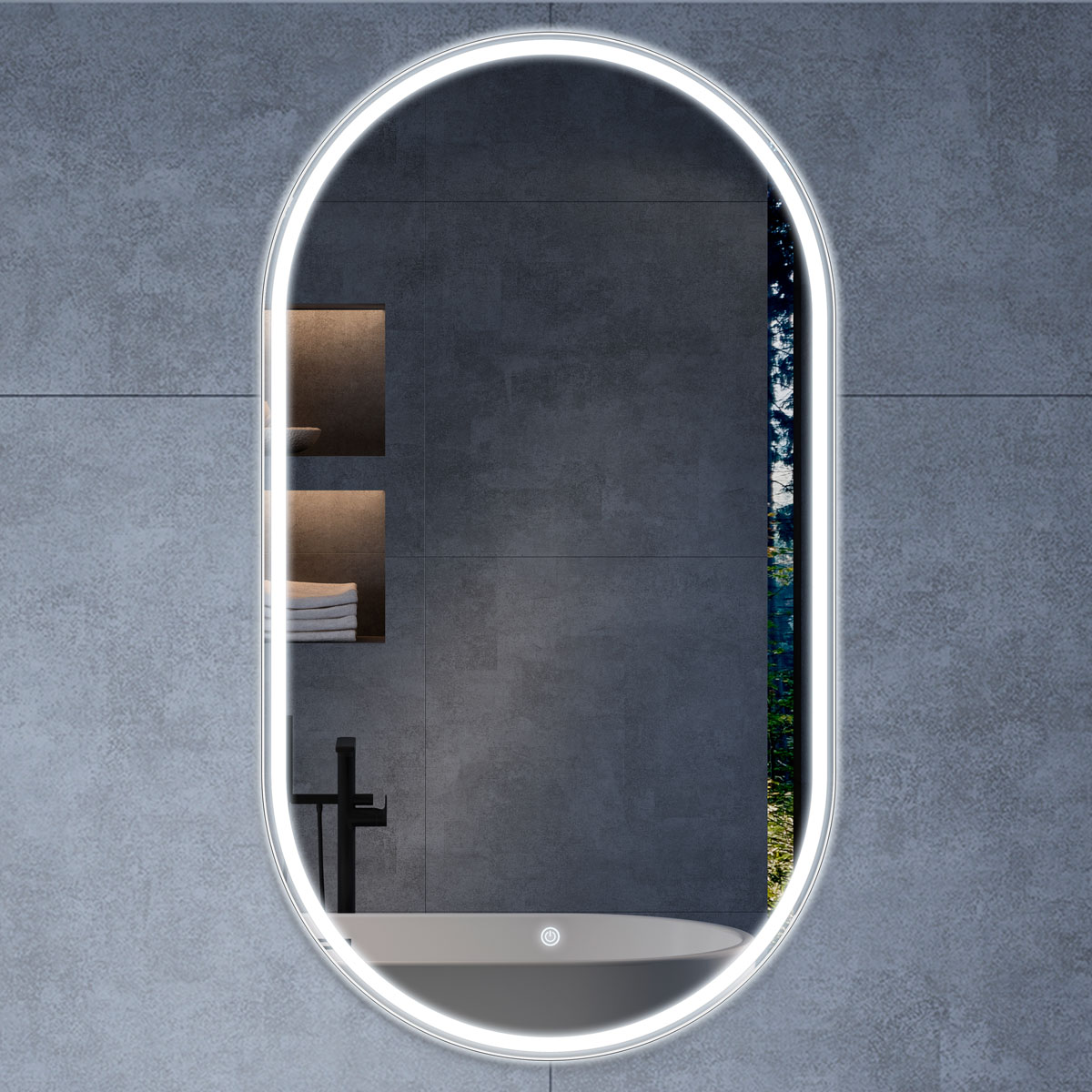 Зеркало Vincea 50х90 с подсветкой