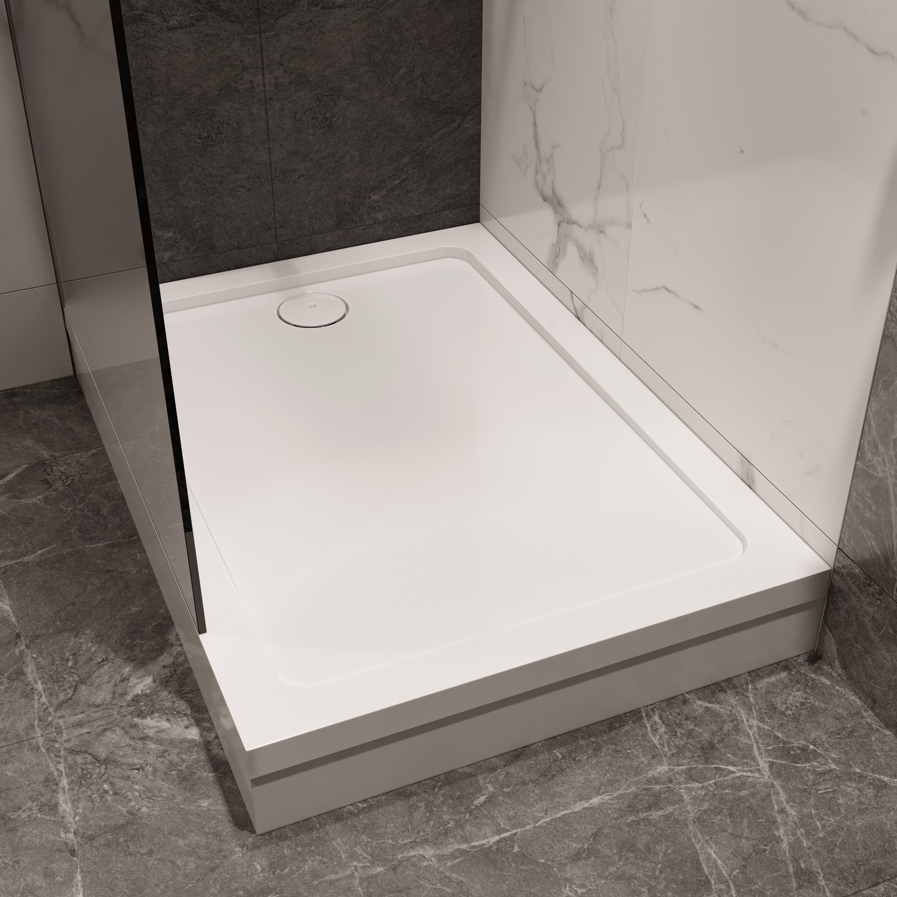 Поддон для душа STWORKI Эстерсунд 110x80, с сифоном