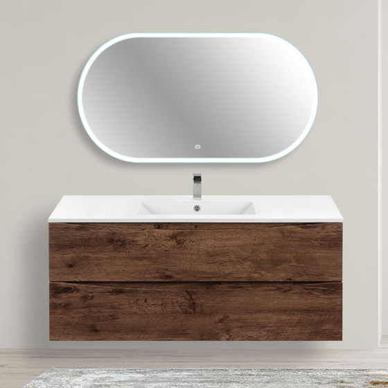 Мебель для ванной комнаты Vincea Mia 120 темный дуб