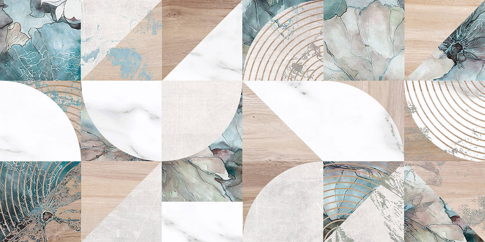 Керамическая плитка настенная Creto Energy Life матовая, 30х60 микс