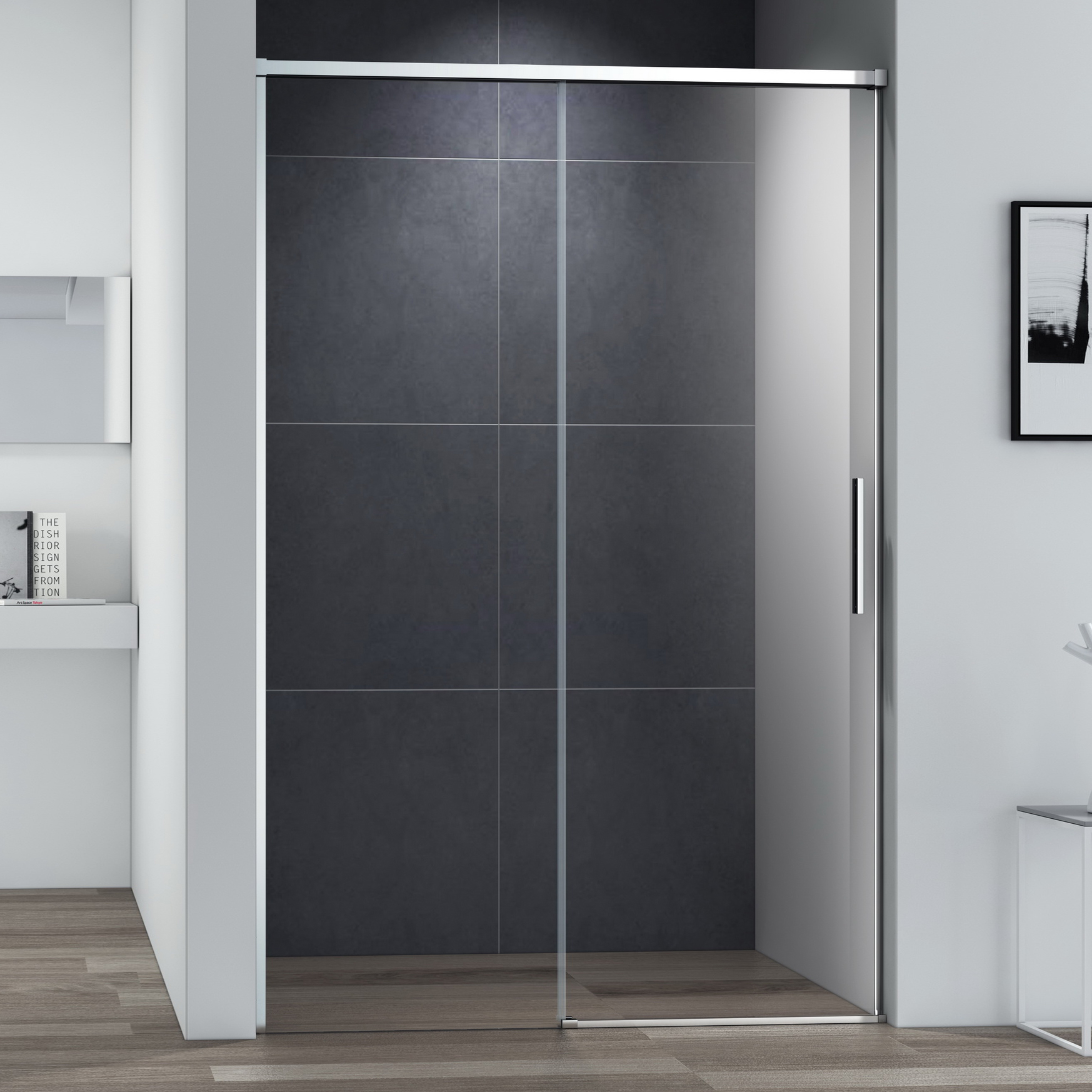 Душевая дверь в нишу Cezares Duet Soft -M BF 1 160 C Cr