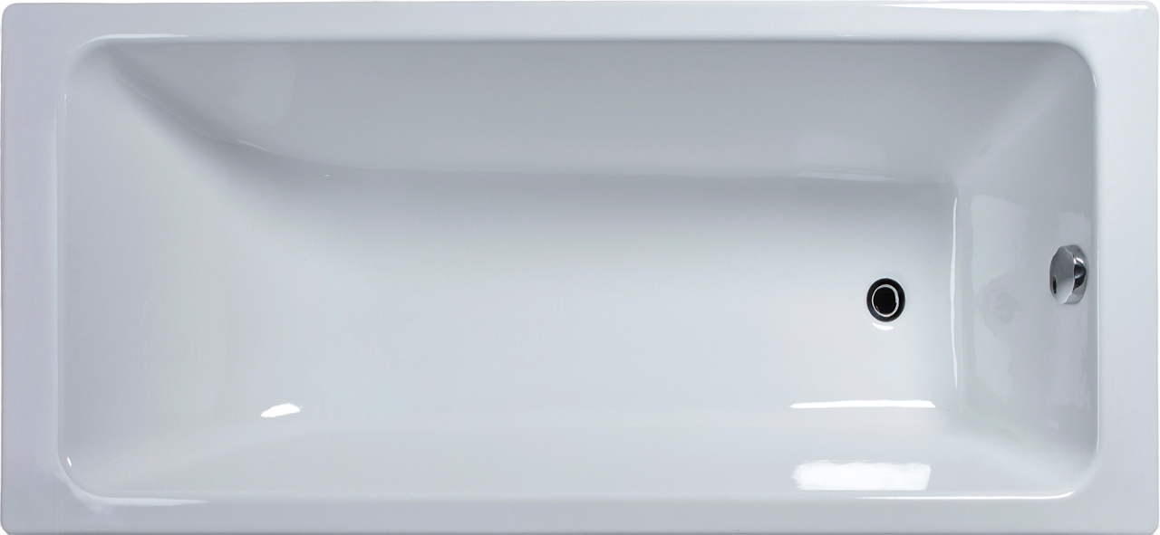 Чугунная ванна Универсал Оптима 150x70 см, пристенная, белая, на ножках