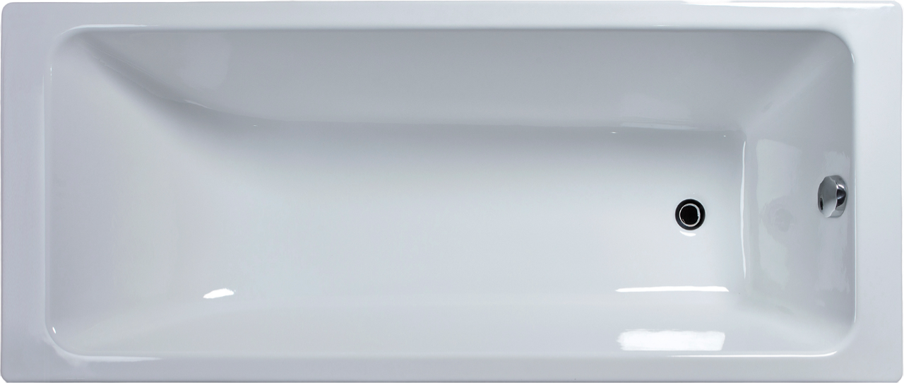 Чугунная ванна Универсал Оптима 160x70 см, пристенная, белая, на ножках