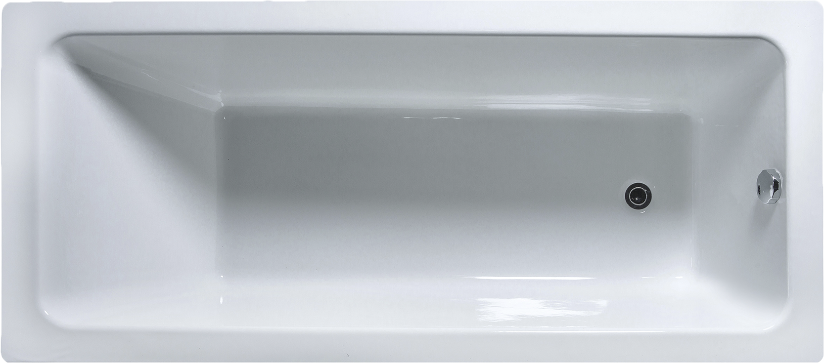 Чугунная ванна Универсал Оптима Ультра 170x80 см, пристенная, белая, на ножках