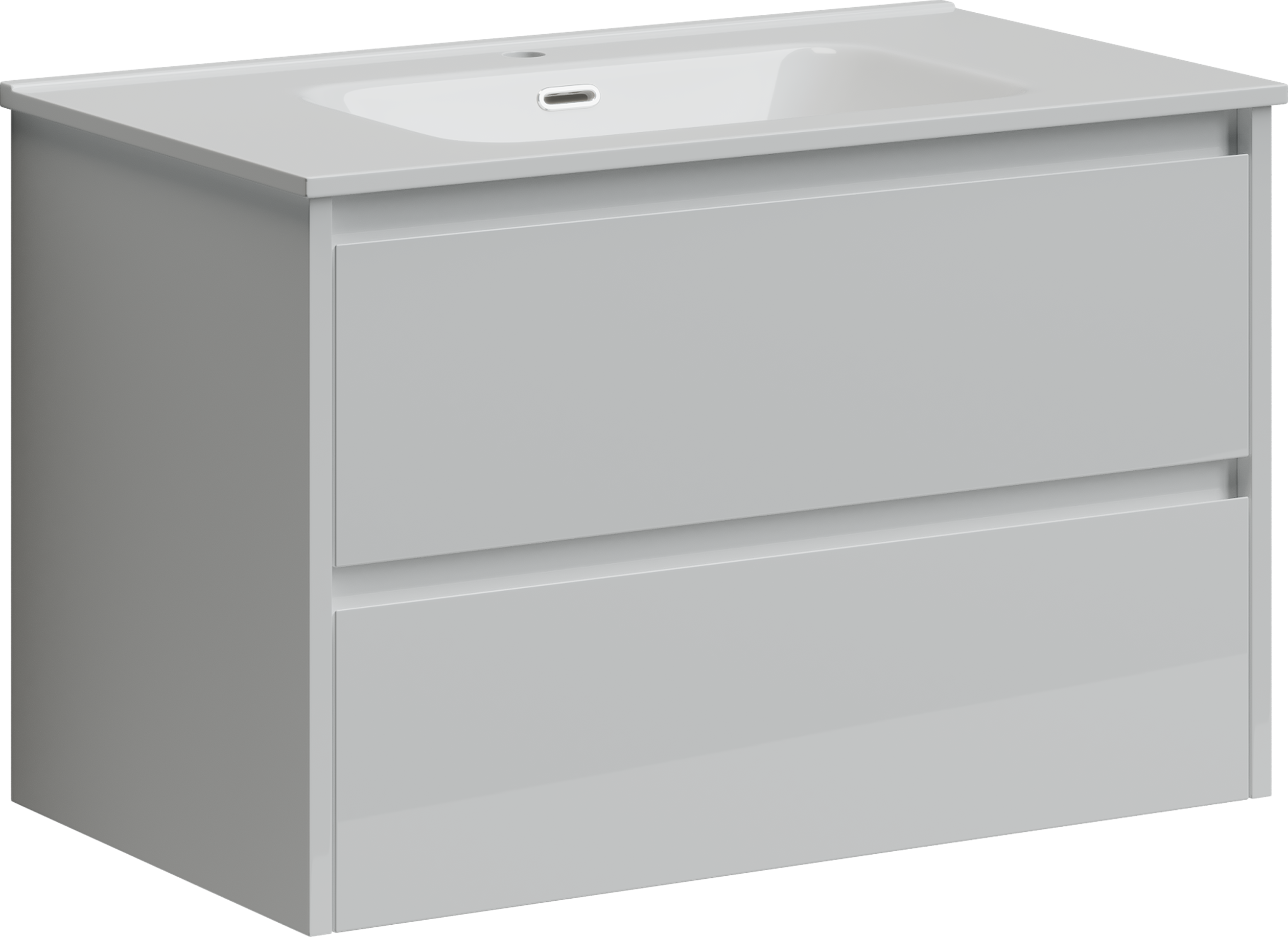 Тумба под раковину без столешницы Sancos Libra 79 см белый глянец