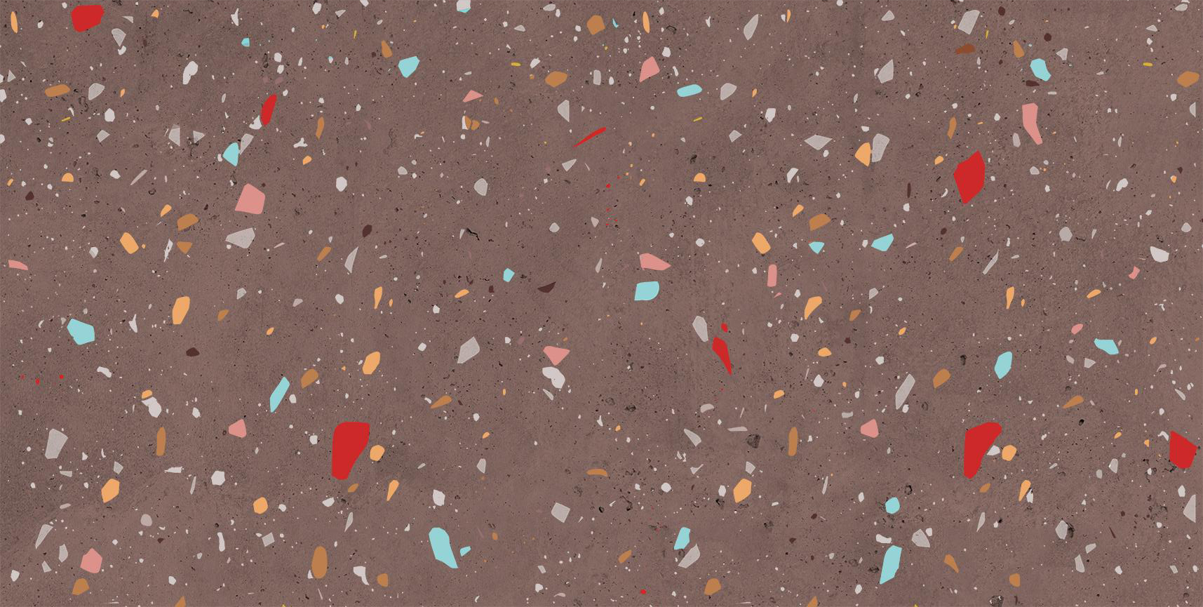 Керамическая плитка настенная Creto Seventies Retro матовая, 30х60 коричневая