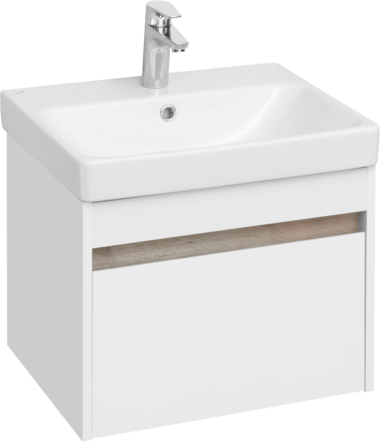 Тумба под раковину без столешницы AQUATON Марти 55 ясень шимо