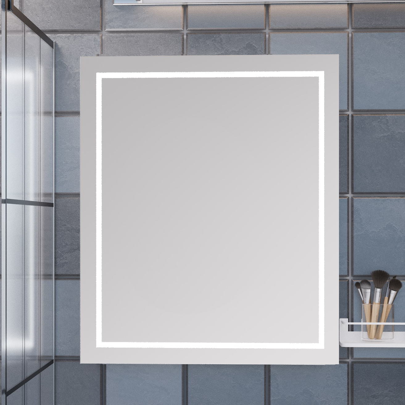 Зеркало-шкаф Emmy Родос 60 L с подсветкой