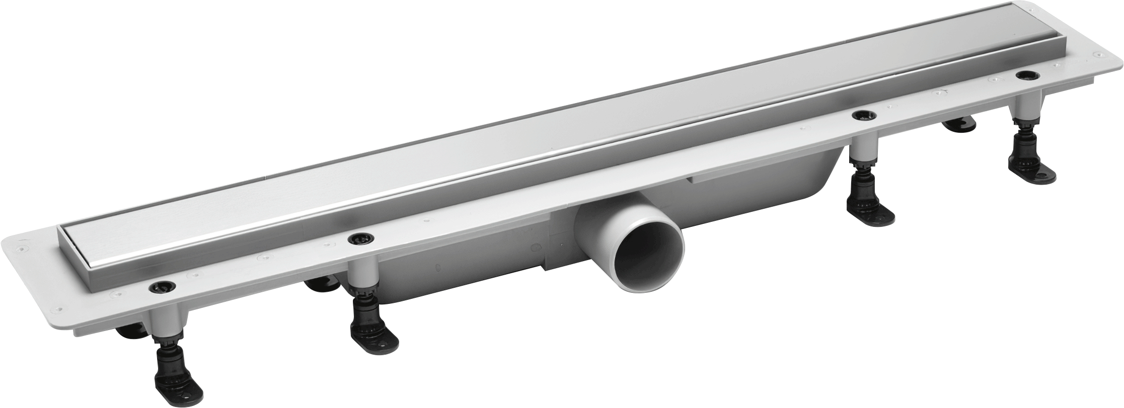 Душевой трап (лоток) Plastbrno DESIGN 4 SZA4550 55 см, решетка хром, с сифоном, под плитку