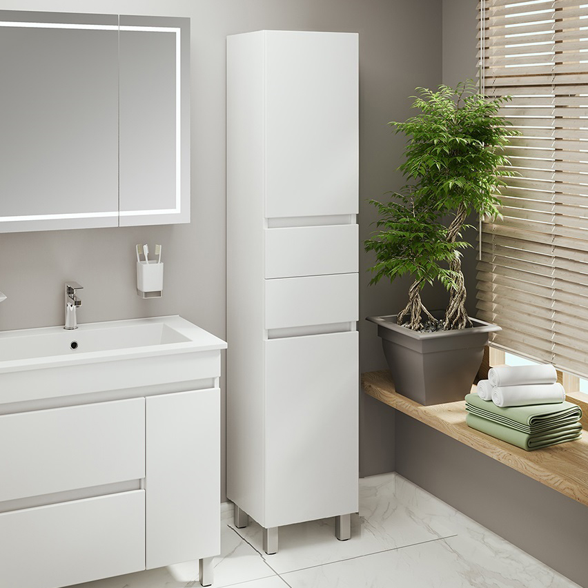 Шкаф-пенал для ванной Emmy Джерси 40 R