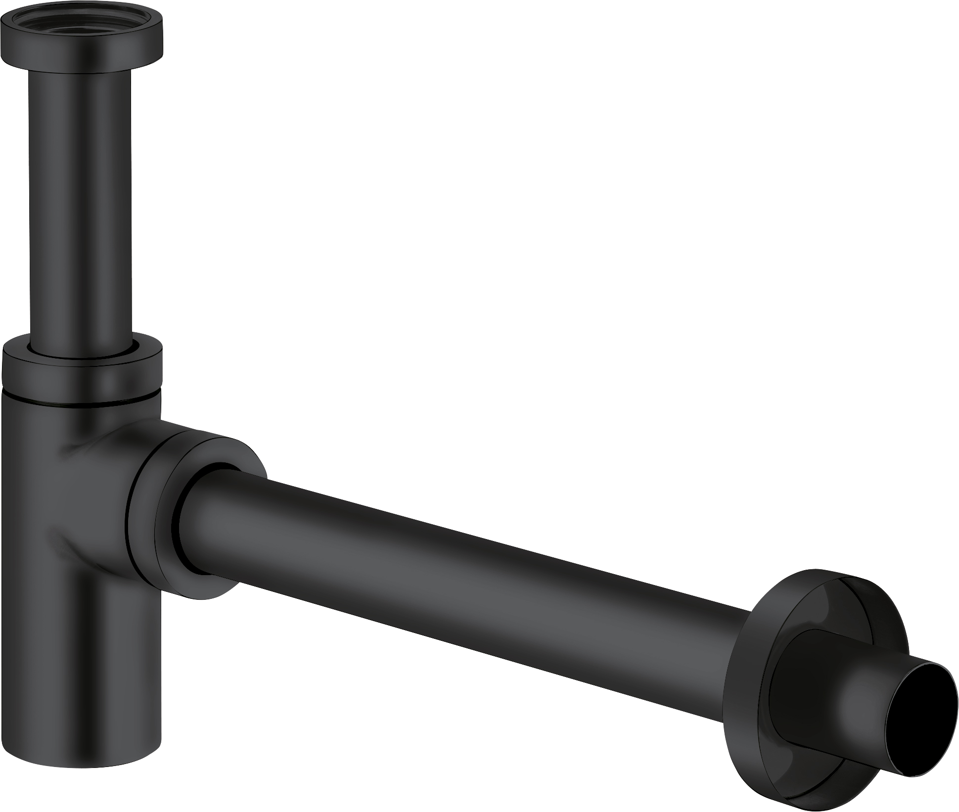 Сифон для раковины Kludi 1002039-00 32 мм, бутылочный, черный