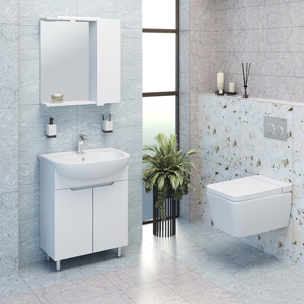 Мебель для ванной комнаты Emmy Агата 55