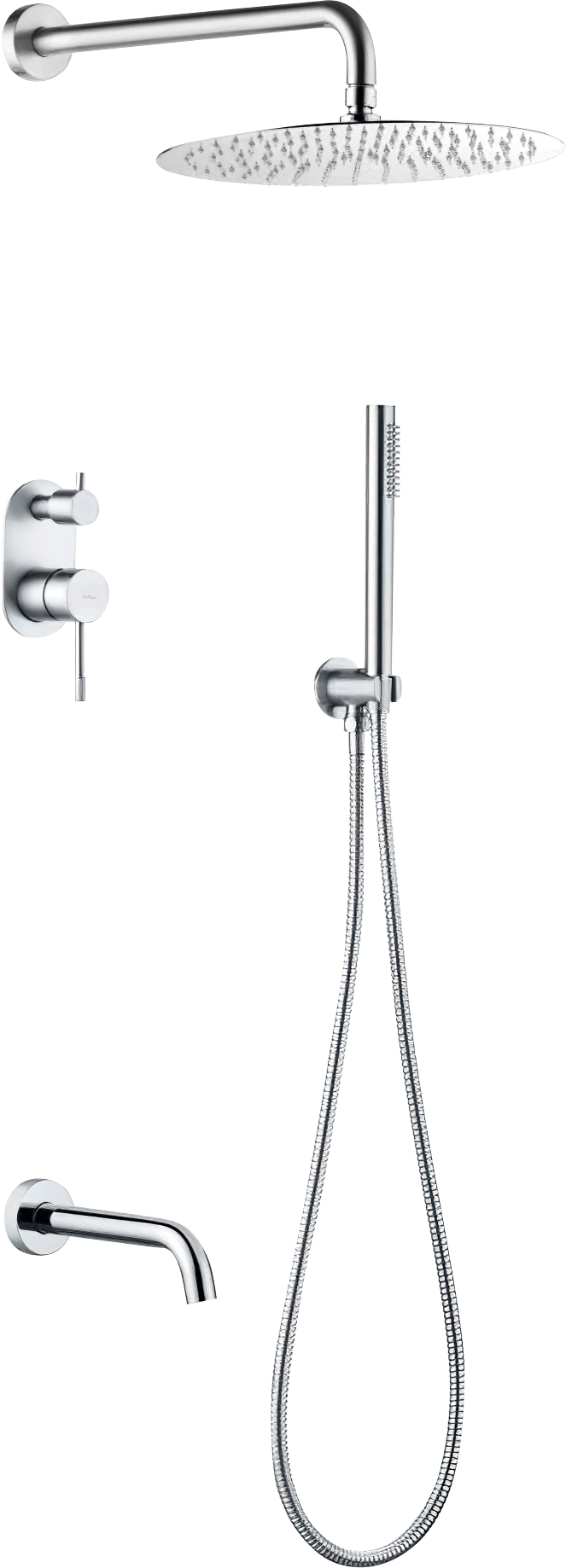 Душевой комплект Boheme Uno 464-2-CR хром