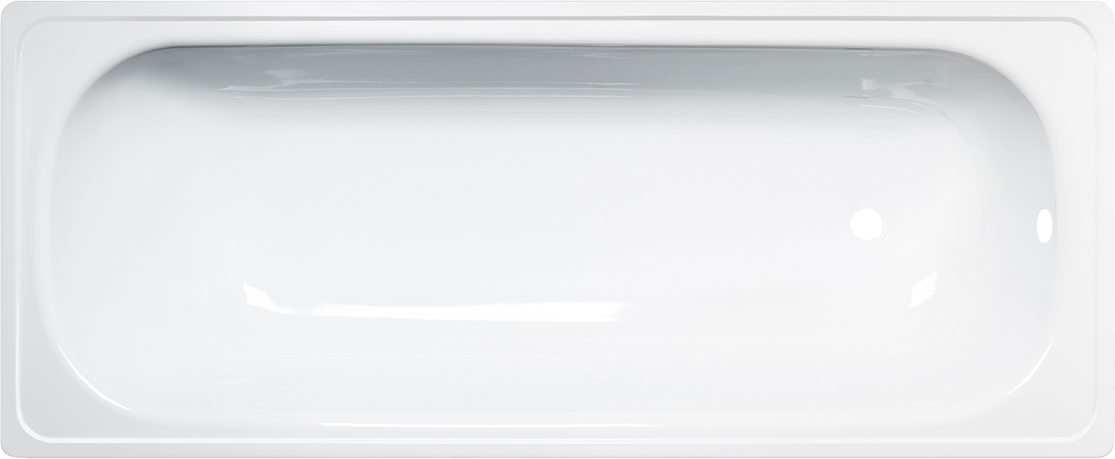 Стальная ванна ВИЗ Antika A-20001 120x70 см, пристенная, цвет белая орхидея, на ножках