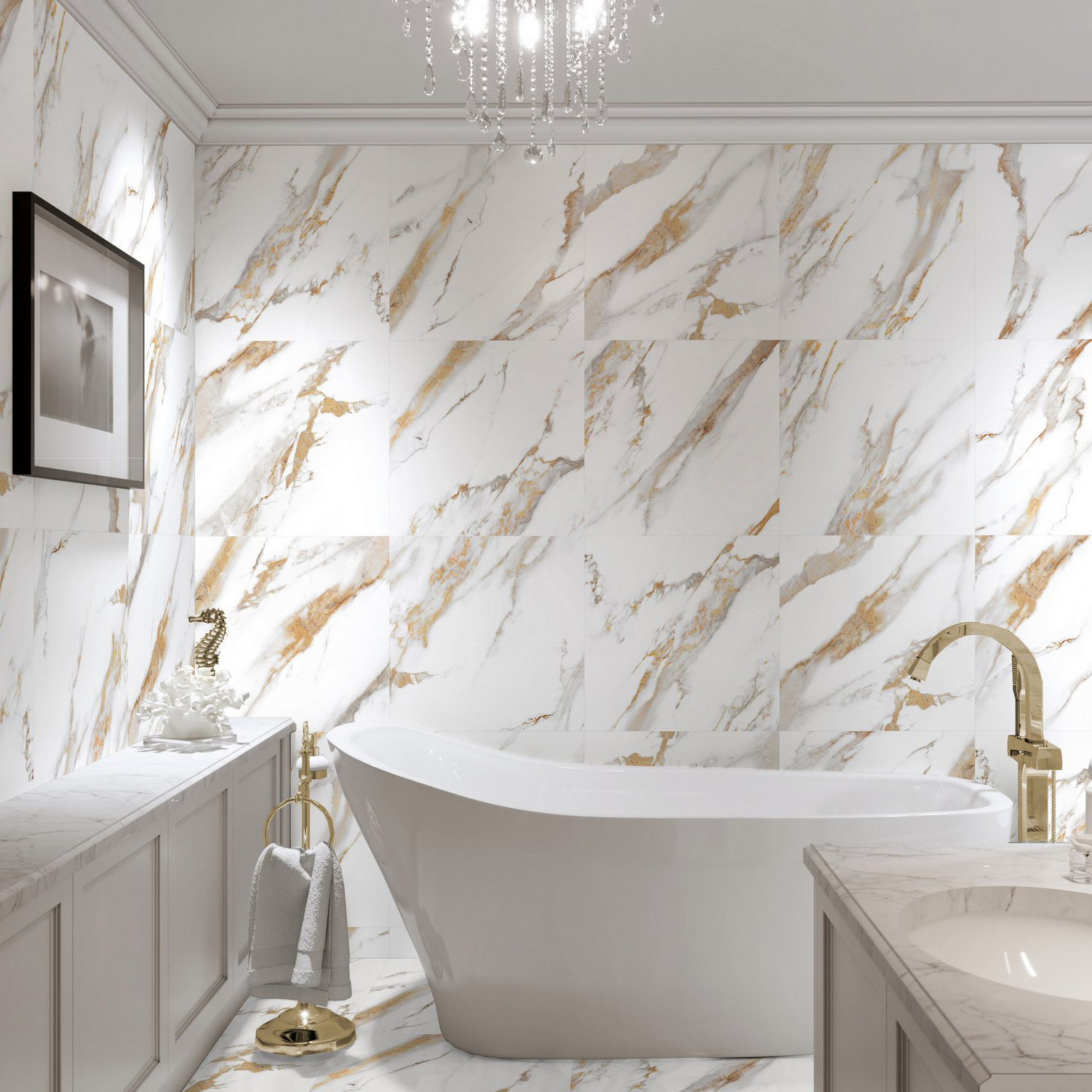 Коллекция плитки Global Tile Calacatta Royal