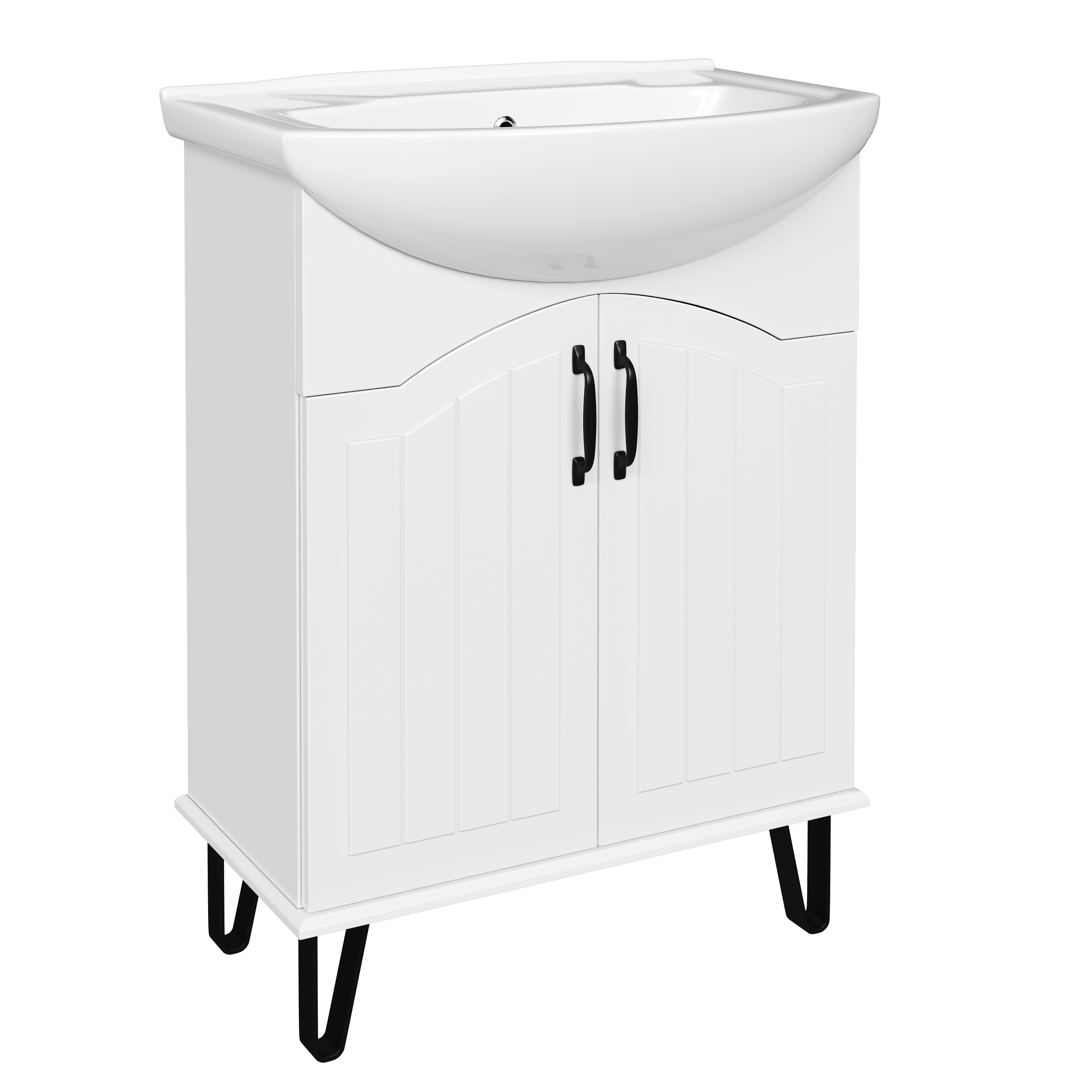 Тумба с раковиной DIWO Сочи 65 белая