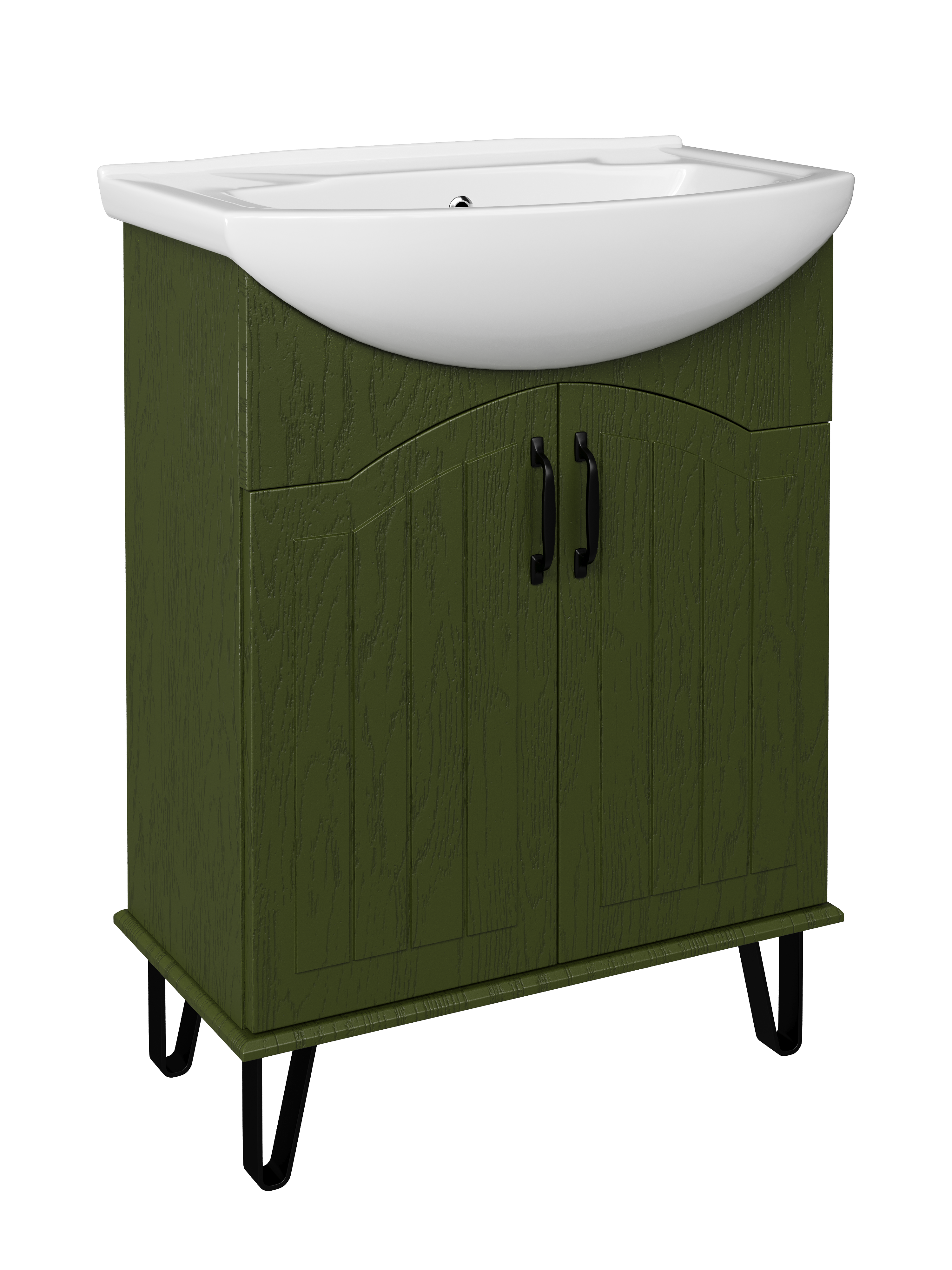 Тумба с раковиной DIWO Сочи 65 зеленая