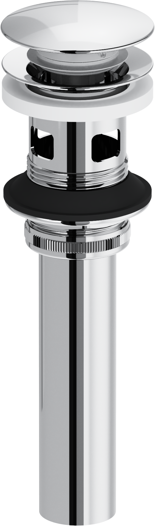 Донный клапан для раковины EWRIKA HFEW06100 с переливом, хром