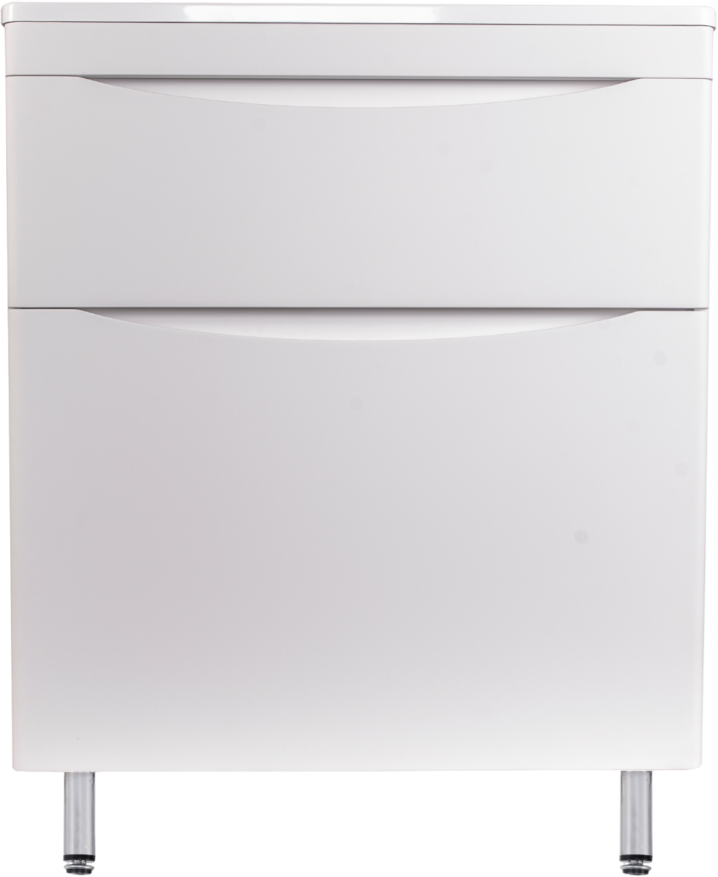 Тумба под раковину без столешницы Style Line Бергамо Мини 70 Люкс Plus напольная, антискрейтч белая