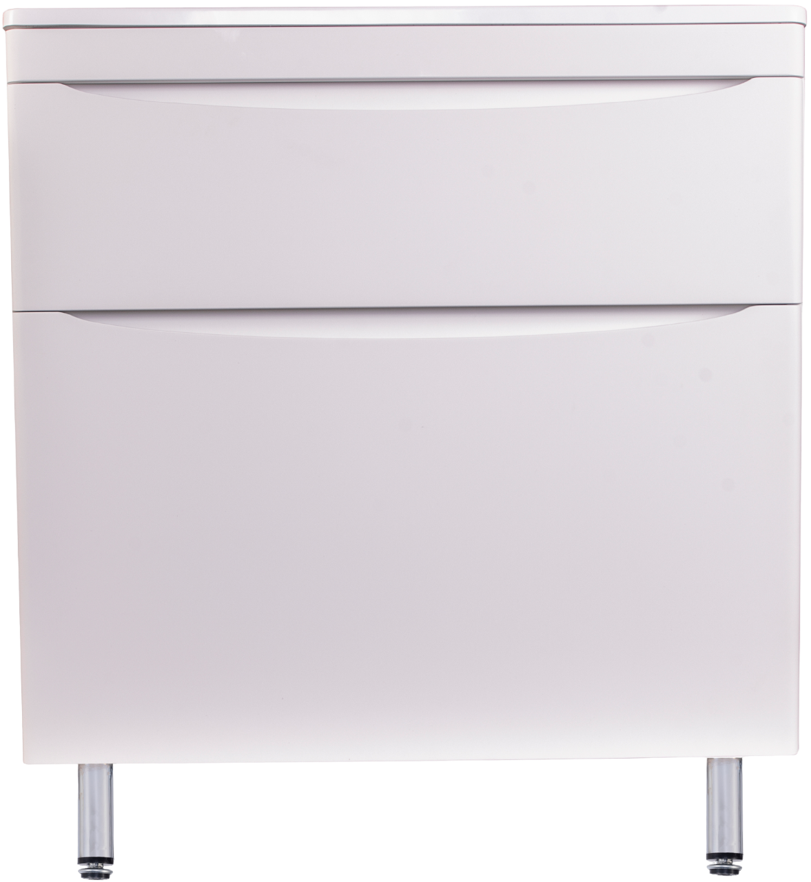 Тумба под раковину без столешницы Style Line Бергамо Мини 80 Люкс Plus напольная, антискрейтч белая