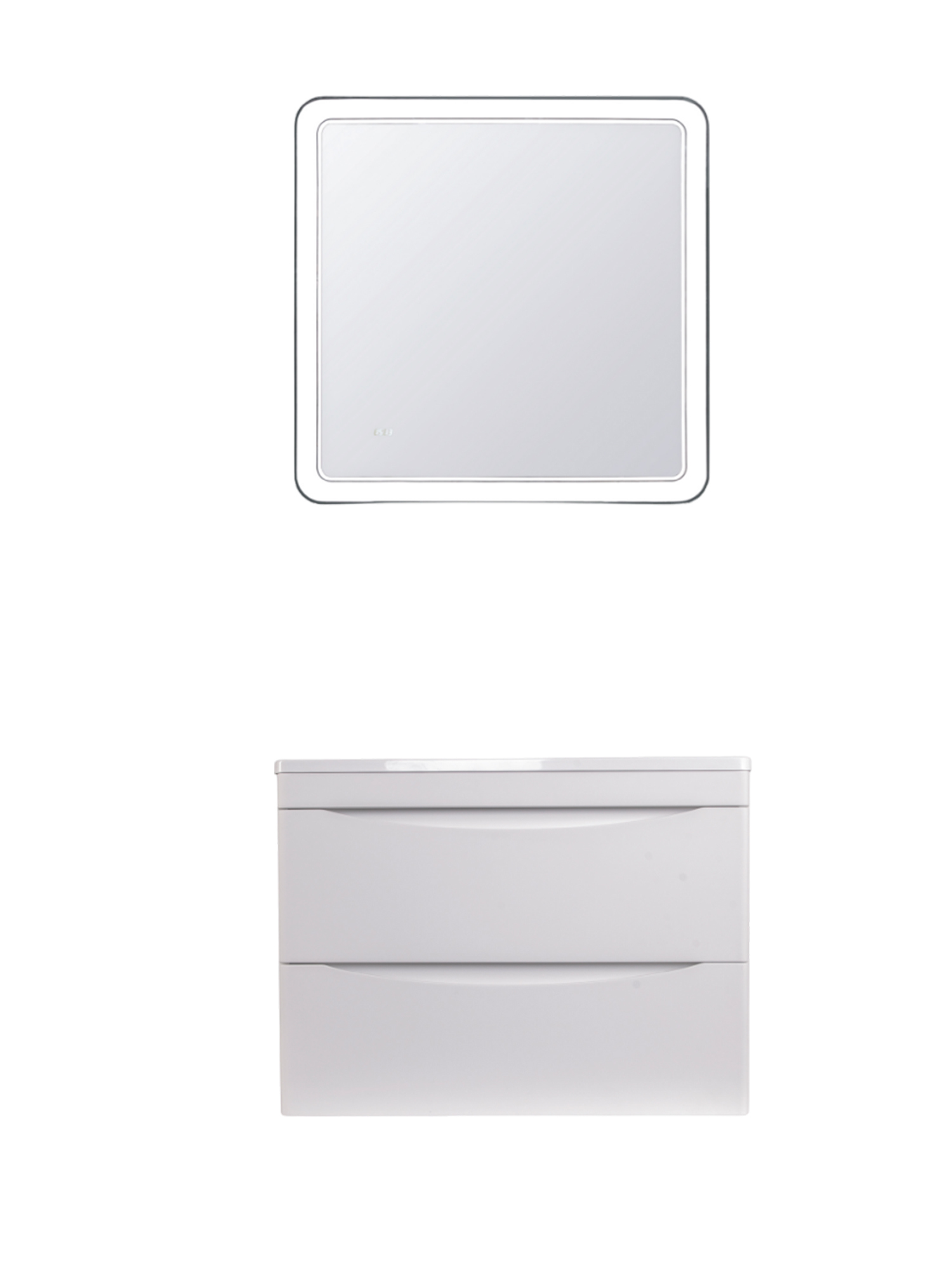 Мебель для ванной комнаты Style Line Бергамо Мини 60 Люкс Plus подвесная, антискрейтч белая